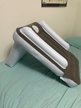 Bleu Whisk Inflatable blow up Toddler Airplane Bed travel